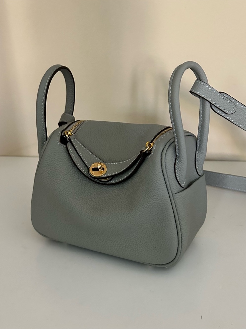 18cm Mini Pillow Bag Gray
